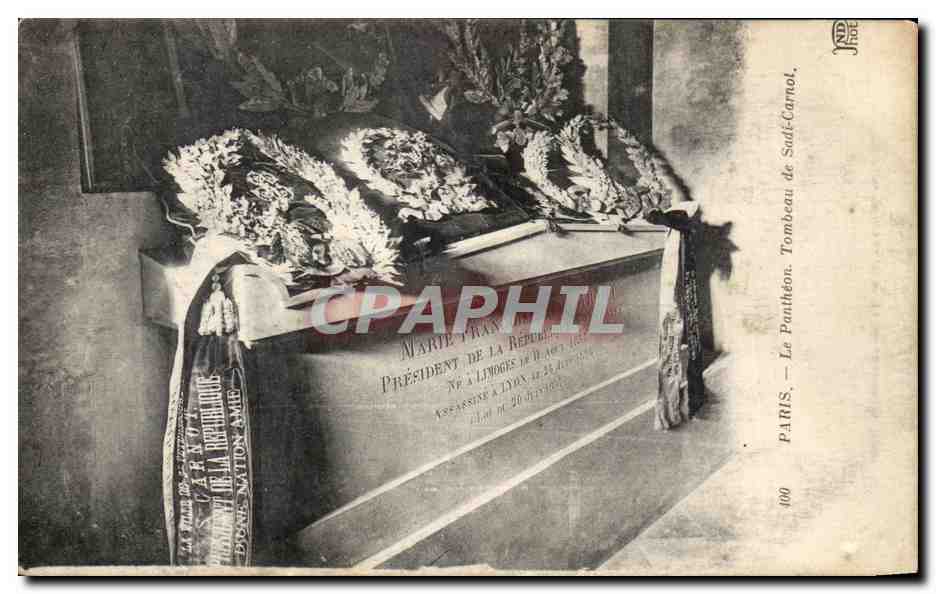 CPA Paris Le Pantheon Tombeau De Sadi Carnot