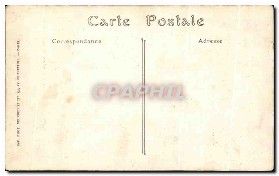 CPA Paris Le Pantheon Tombeau De Sadi Carnot — Rückseite