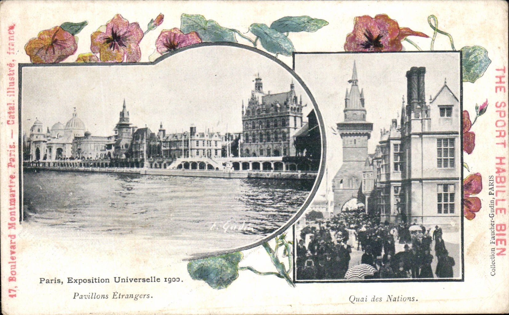 CPA Paris Exposition Universelle Pavillons Etrangers Quai des Nations