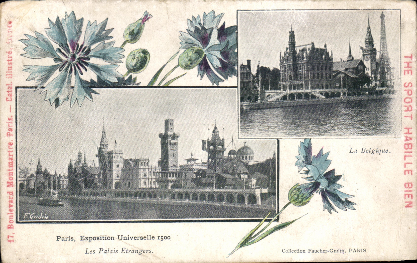 CPA Paris Exposition Universelle Les Palais Etrangers La Belgique
