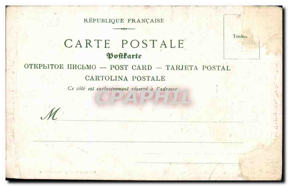 CPA Paris Exposition Universelle Les Palais Etrangers La Belgique — Rückseite