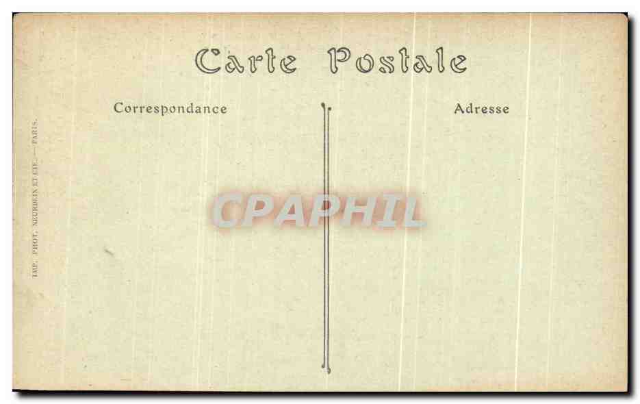 CPA L'Art Decoratif Paris Urne De La Galerie Des Combles Du Grand Palais — Rückseite