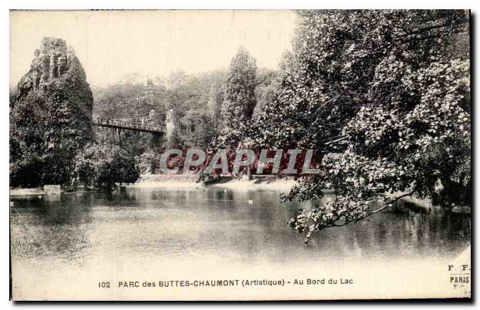 CPA Parc Des Buttes Chaumont Au Bord Du Lac