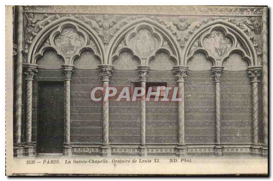 CPA Paris La Chapelle Oratoire De Louis XI