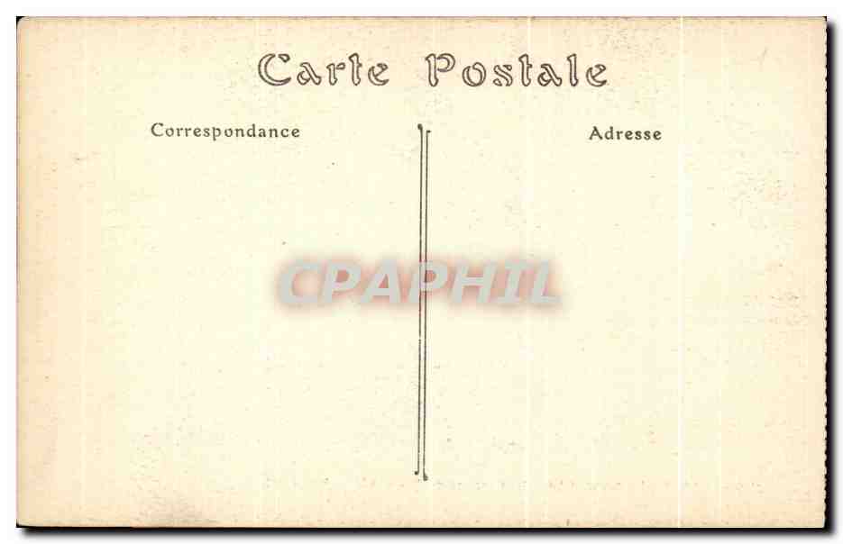 CPA Paris La Chapelle Oratoire De Louis XI — Verso