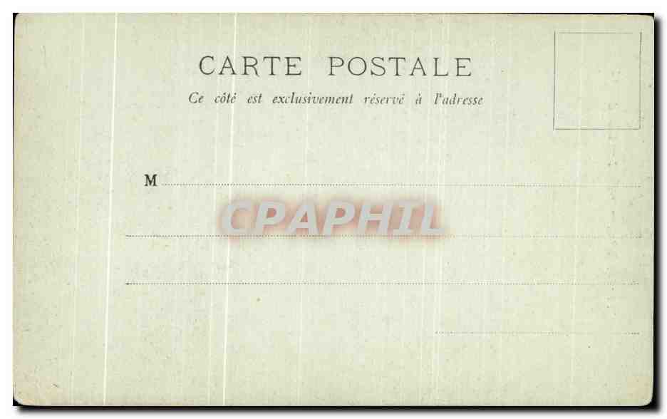 CPA Paris L'Opera Bas Relief — Rückseite