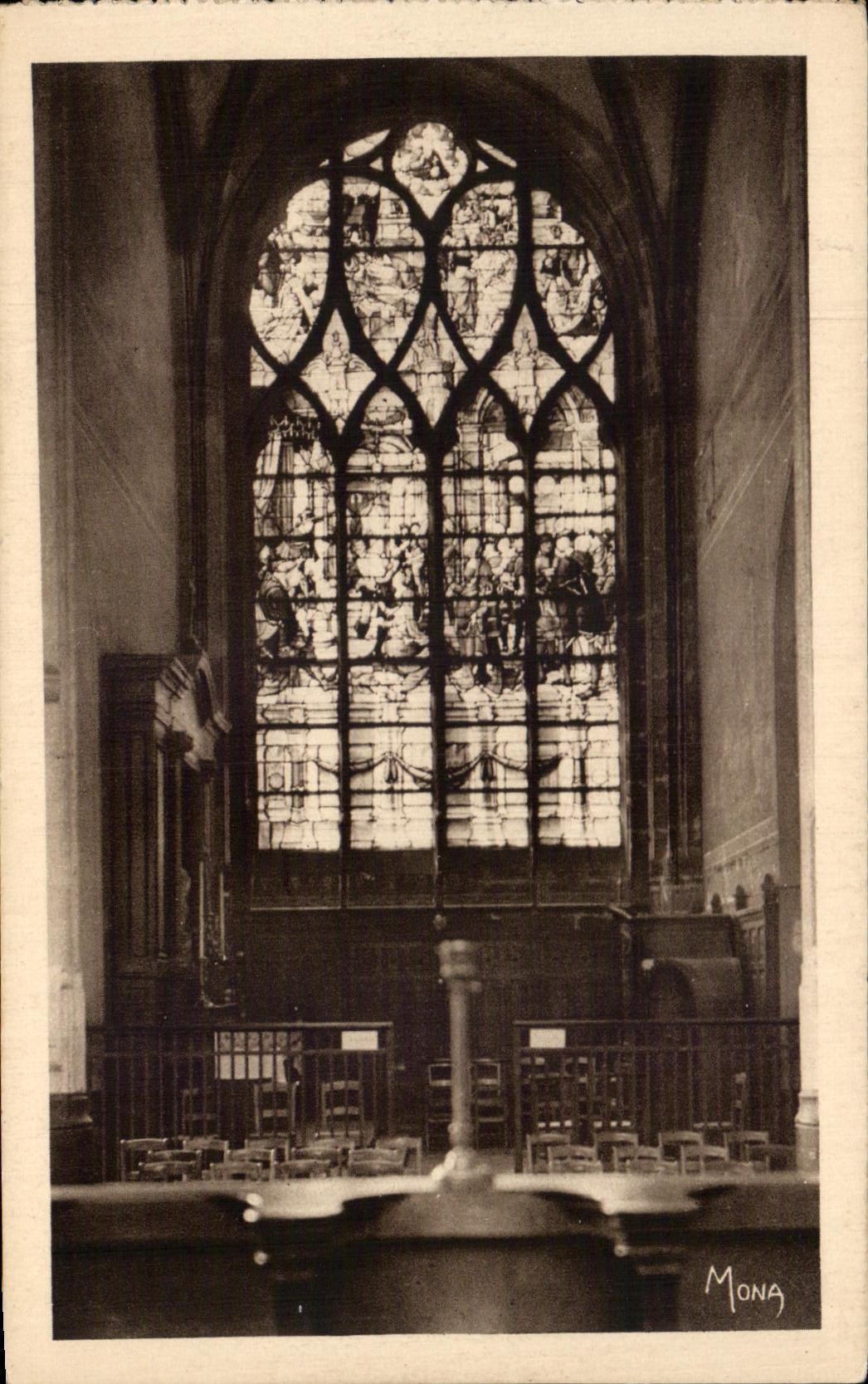 CPA Paris Eglise Saint Gervais Grand Vitrail De La Chapelle St Jean