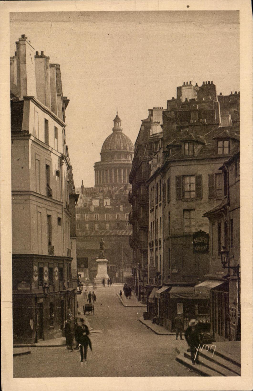 CPA Paris En Flanant Rue du Haut Pave Pantheon 