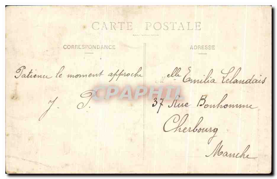 CPA Paris Eglise Saint Ambroise — Rückseite