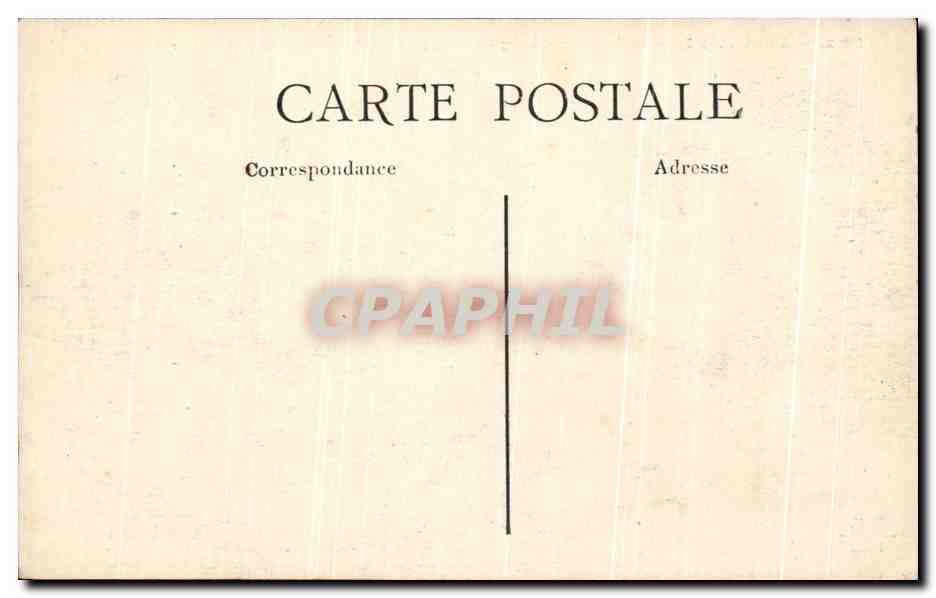 CPA Tout Paris Jardin du Luxembourg Le Senat — Verso