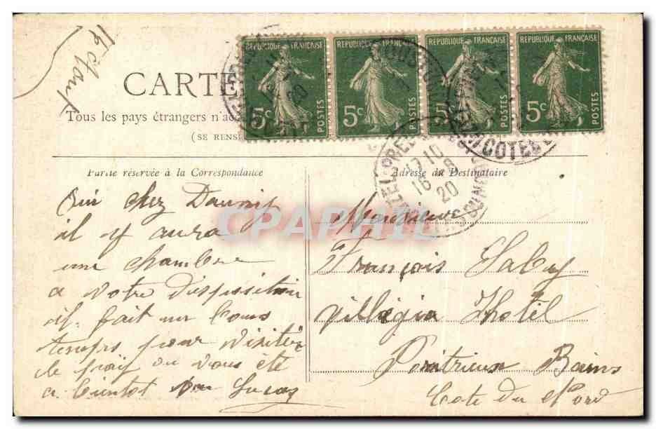 CPA Paris Collection petit Journal Le Val de Grace — Verso