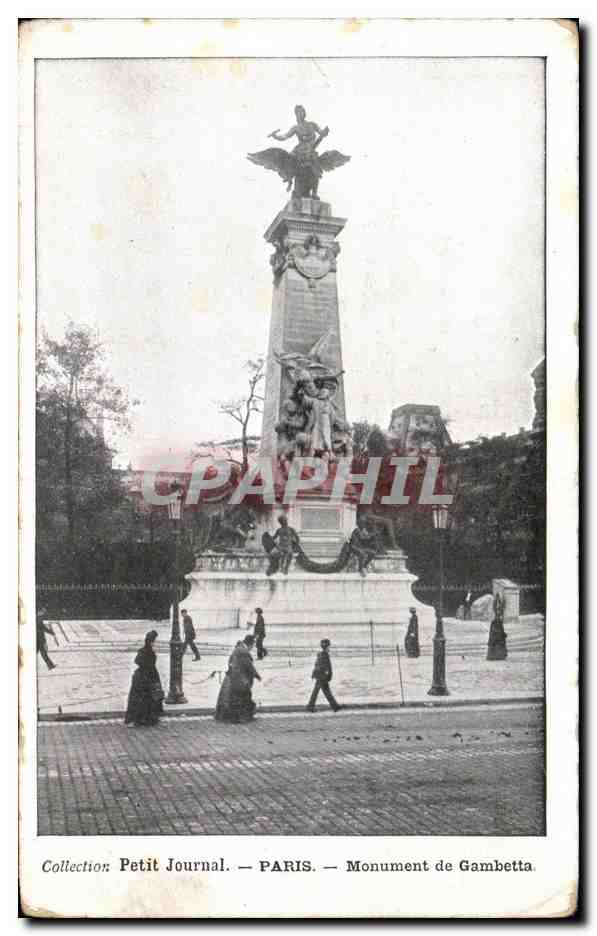 CPA Paris Collection petit Journal Paris Monument de Gambetta