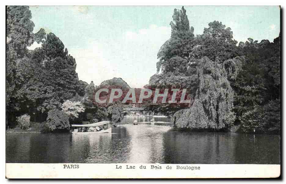 CPA Paris Le Lac Bois de Boulogne 