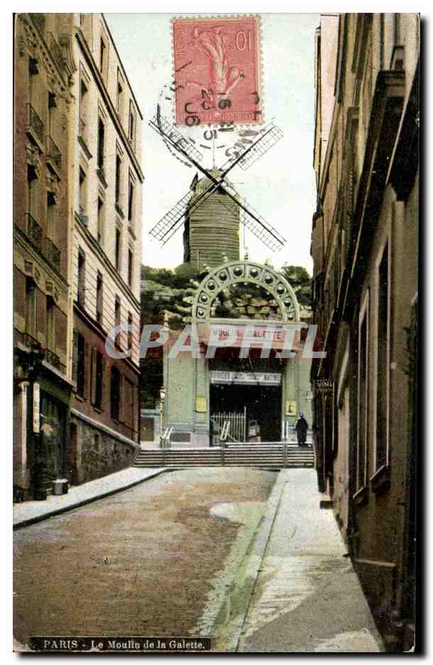 CPA Paris Le Moulin de la Galette