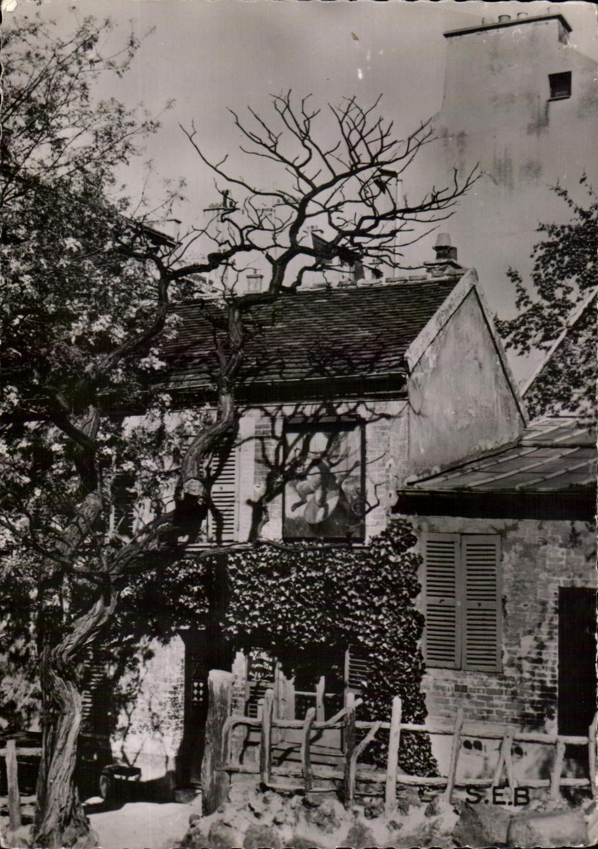 CPSM Paris Le Lapin Agile a Montmartre