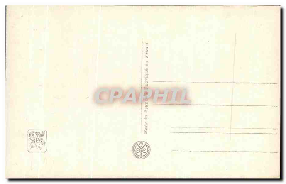 CPA Exposition des Cirty Decoratifs Fresque De H Marret Cour des metiers — Verso