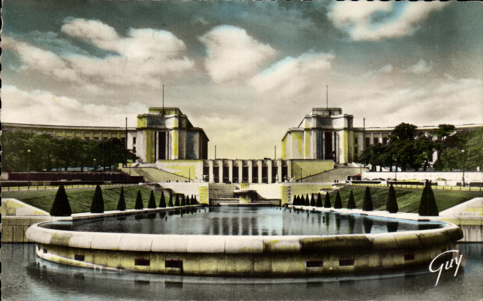 CPA Paris Et Ses Merveilles Palais de Chaillot vu des jardins
