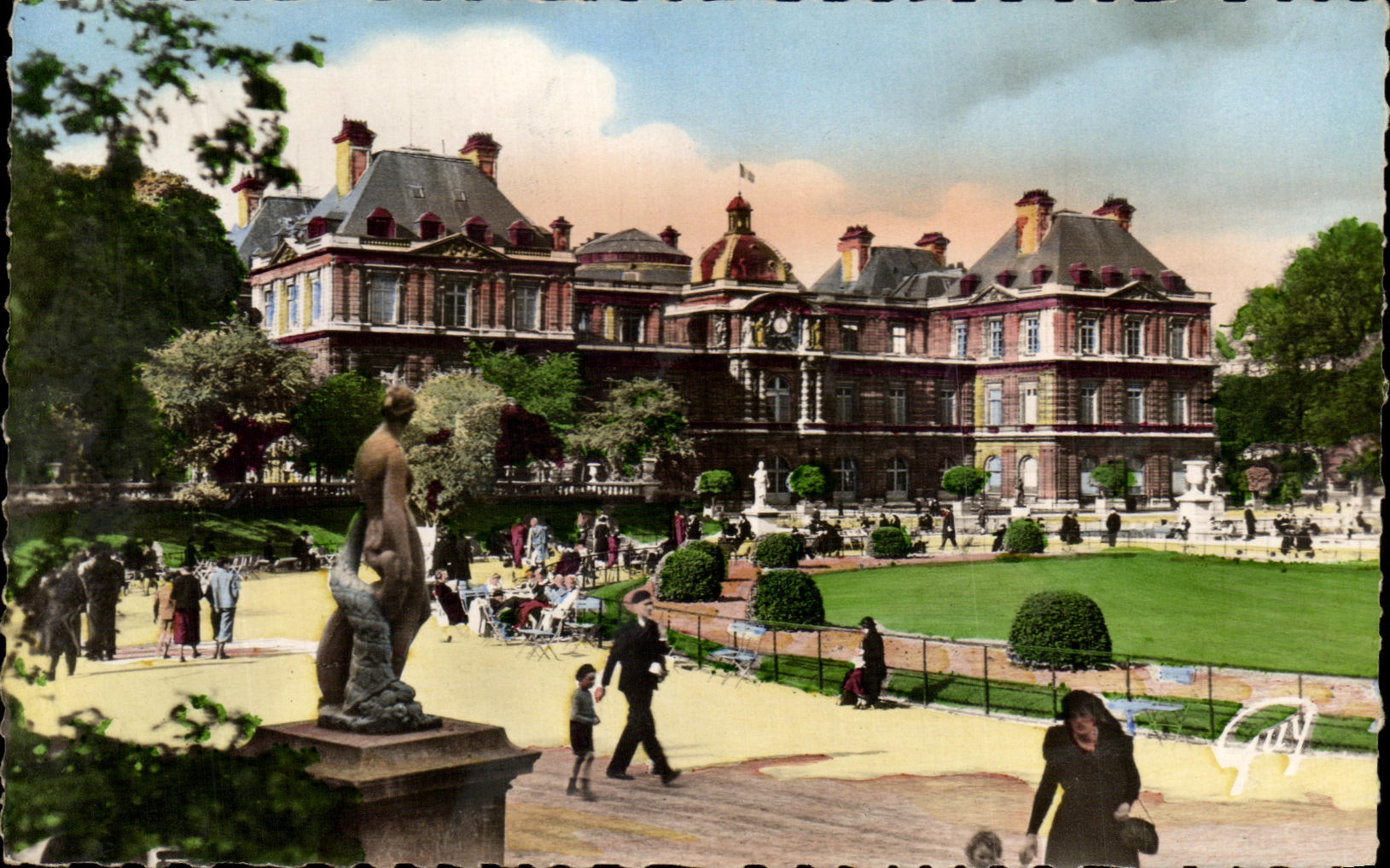 CPA Paris Et Ses Merveilles Jardin et Palais du luxembourg