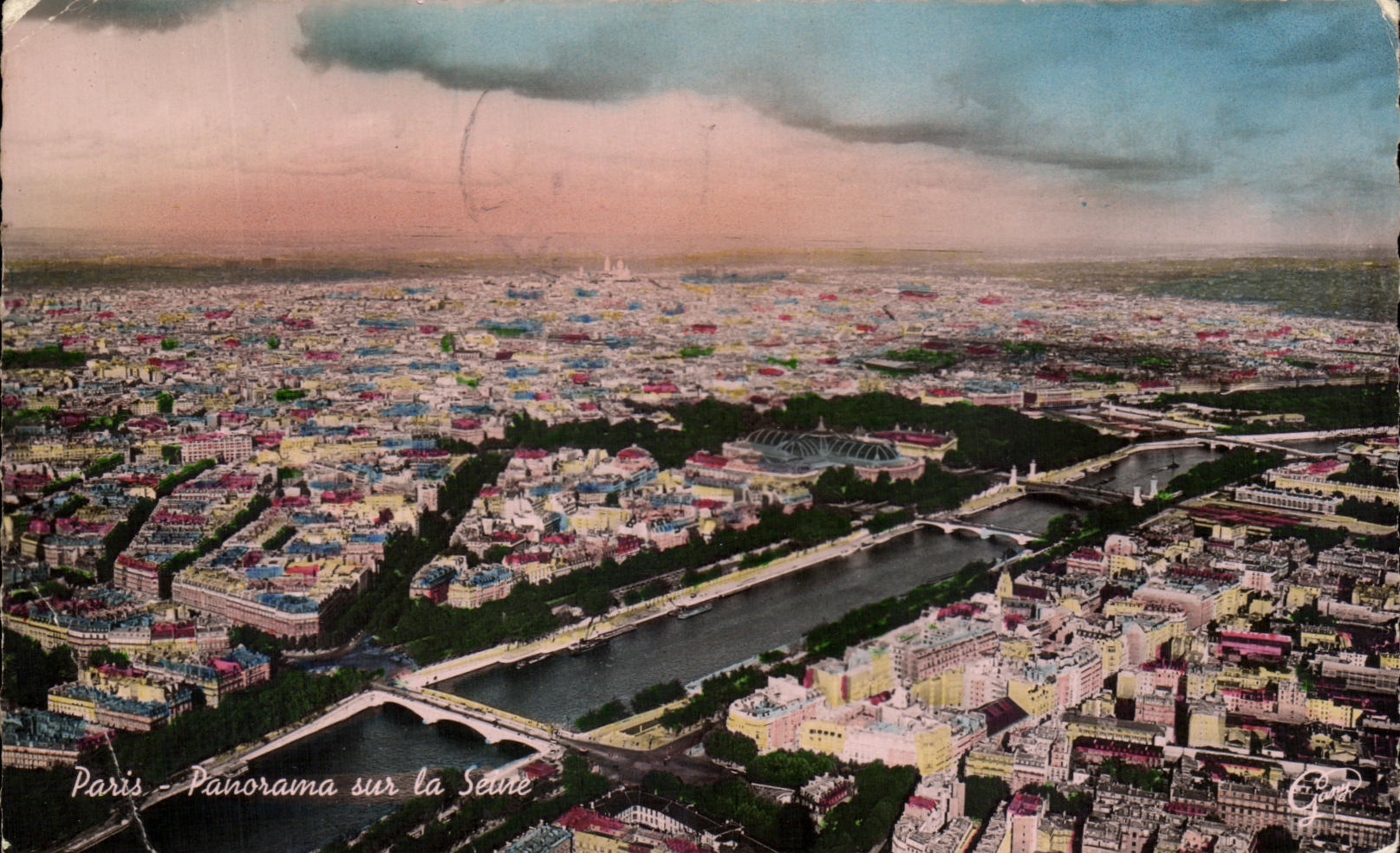 CPA Paris Panorama of the Seine