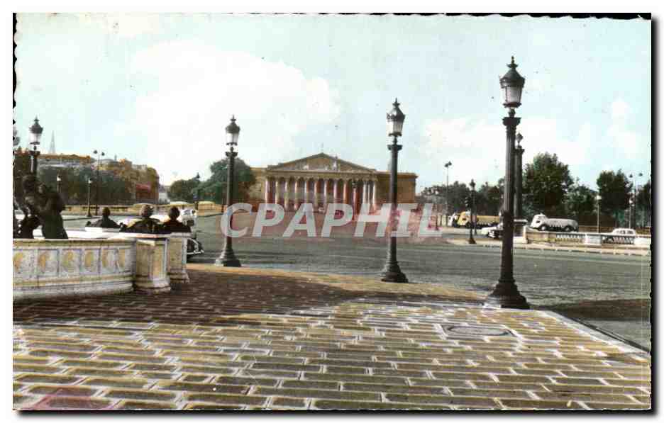 CPA Paris Place de la Concorde et Chambre des Deputes