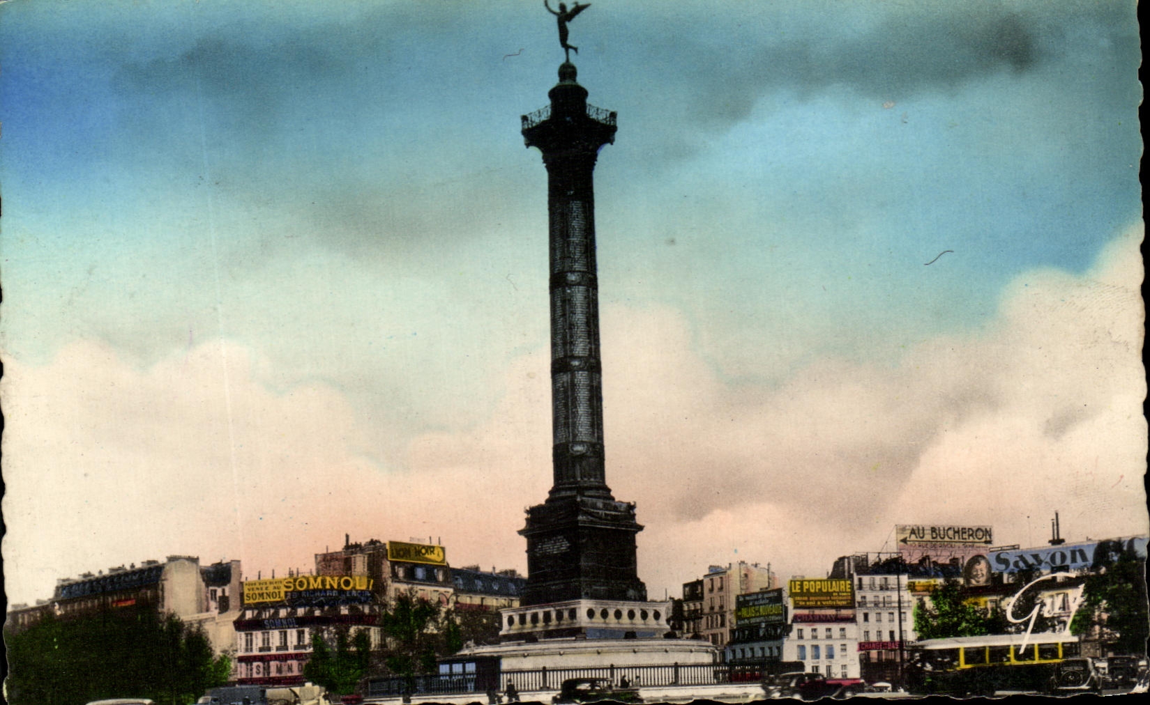 CPA Paris Et Ses Merveilles Place de la Bastille et Colonne de Juillet