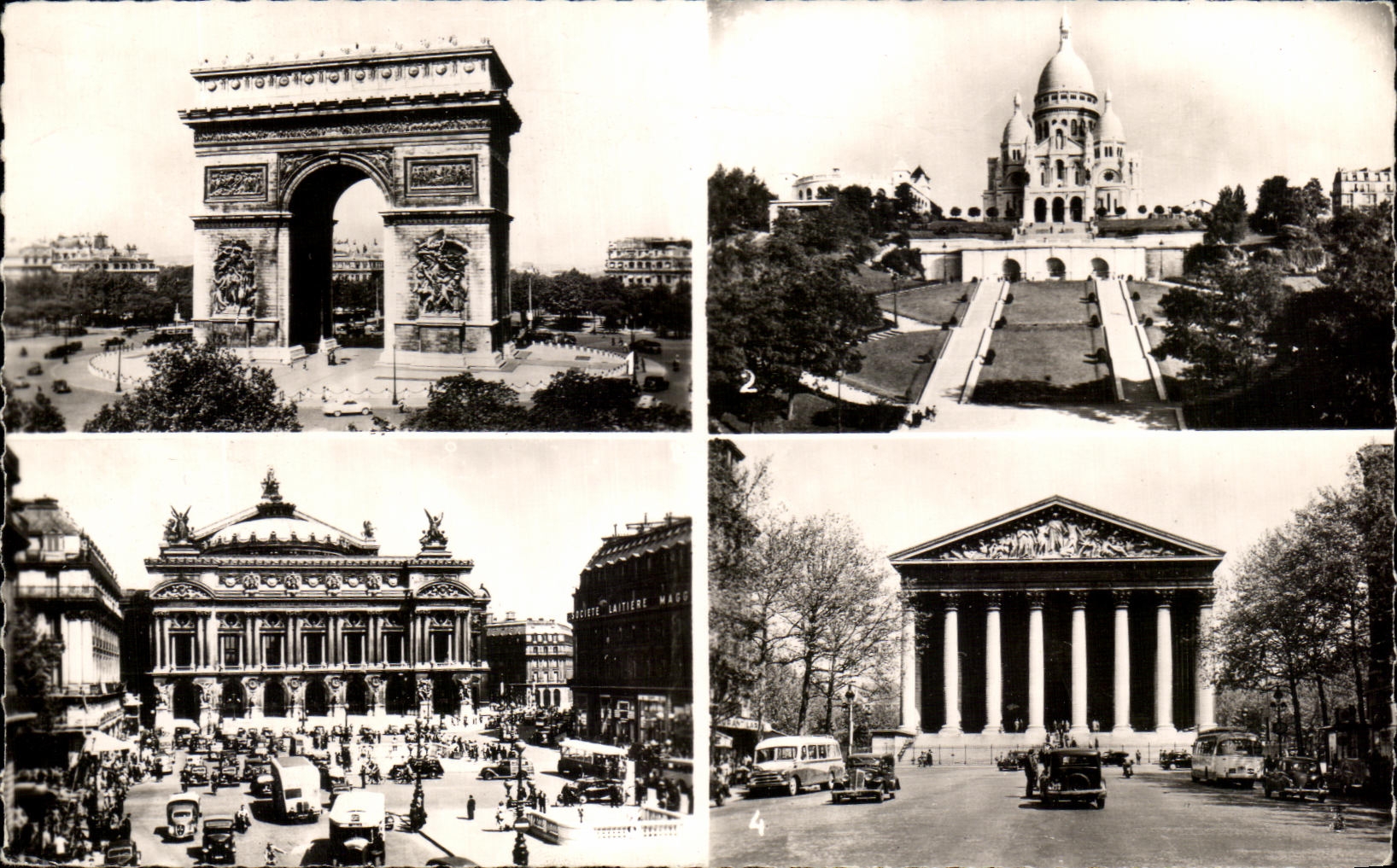 Paris — Arc de Triomphe, Sacré-Cœur, Opéra, Panthéon — Éditeur Lattière Mag.