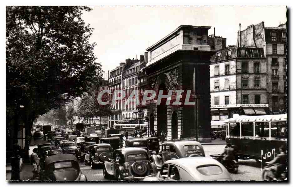 CPA Paris En Flanant Porte Saint Martin Elevee La Gloire De Louia