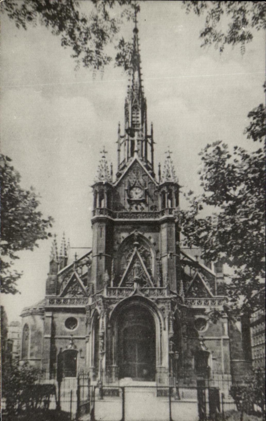 CPA Paris Eglise Saint Bernard