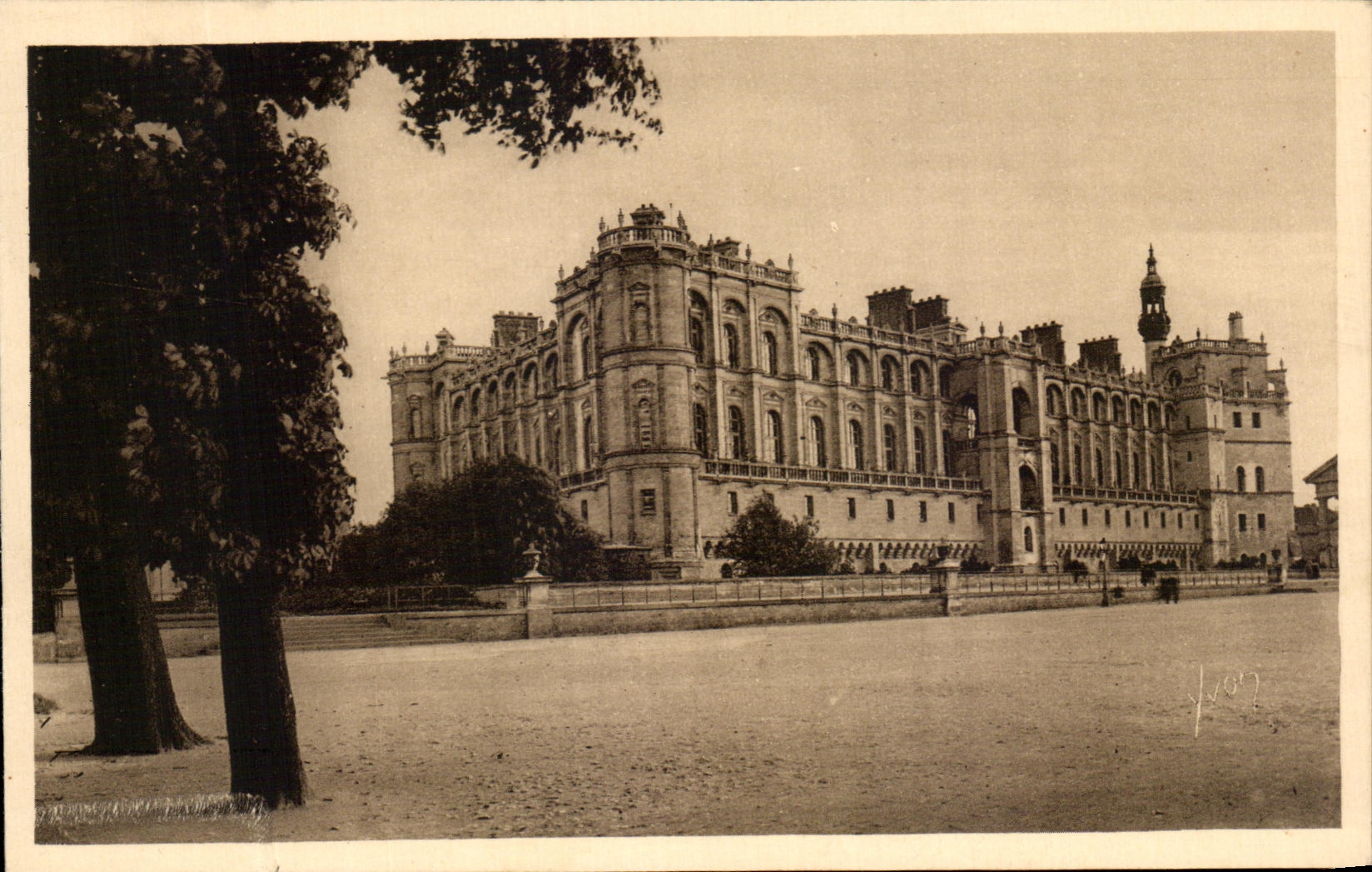 St-Germain-en-Laye — Das Schloss — Allgemeiner Blick — Éditions d'Art VIGNON, Paris