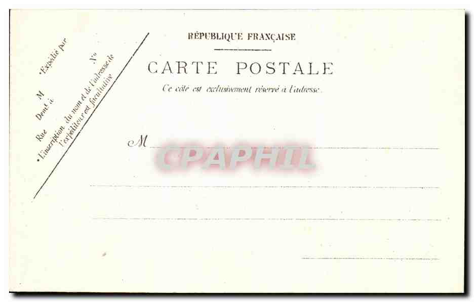 CPA Chateau De Blois Aile de Francois 1er Cheminee la Salamandre  — Rückseite