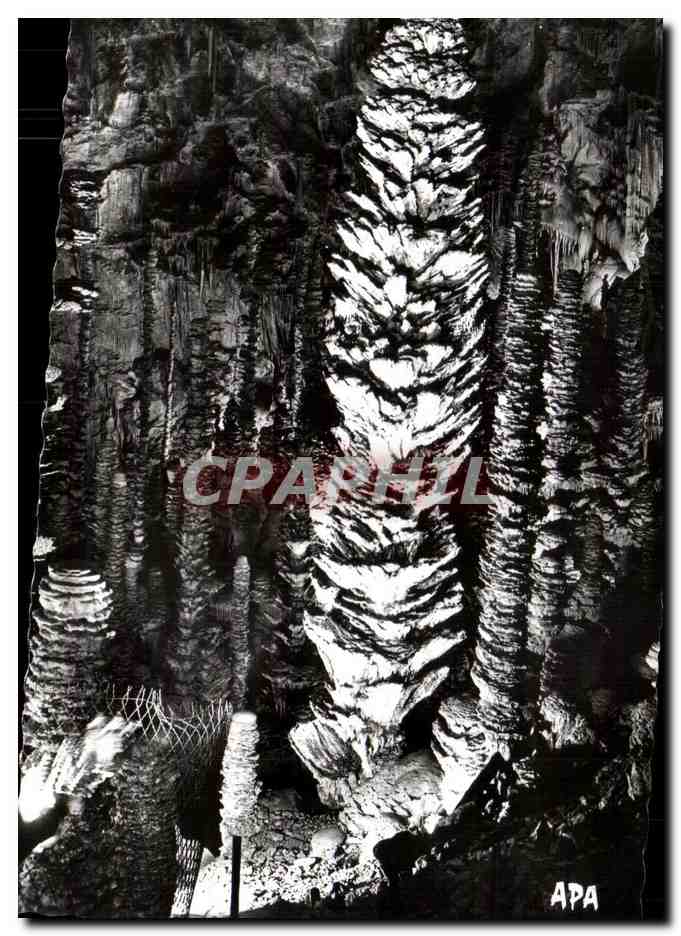 CPA En Parcourant Les Gorges Du Tarn L'Aven Armand Le Palmier