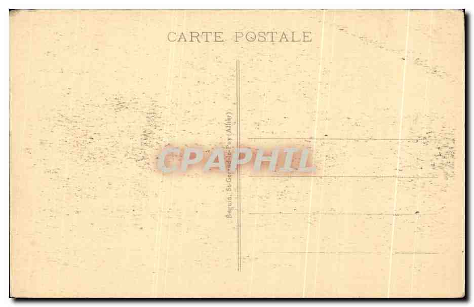 CPA Vichy Le Golf Bateau — Verso