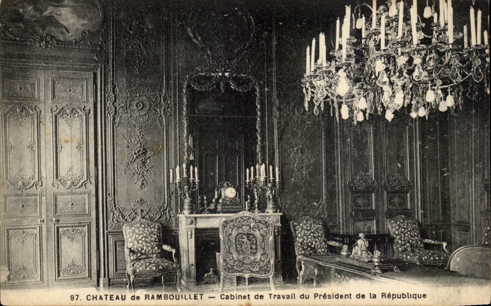 Château de Rambouillet — Cabinet de Travail du Président de la République — n°97