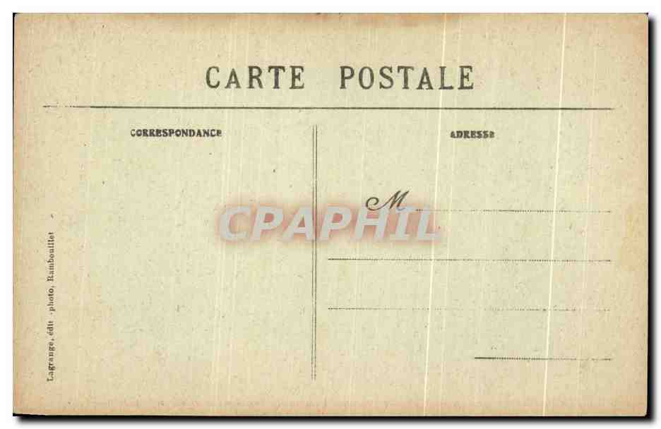 Château de Rambouillet — Cabinet de Travail du Président de la République — n°97 — Verso