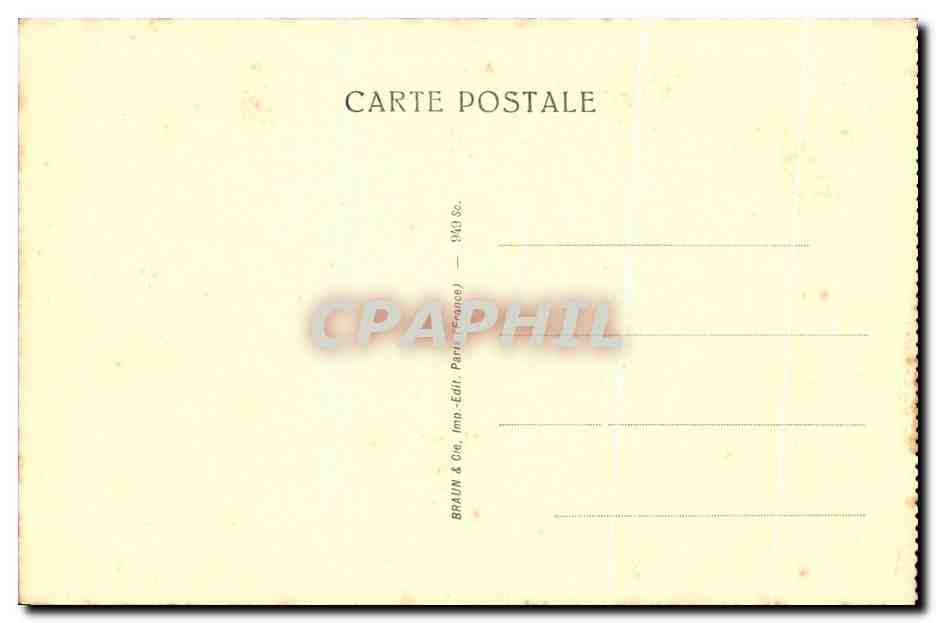 CPA Cesar Musee du Louvre Paris — Rückseite