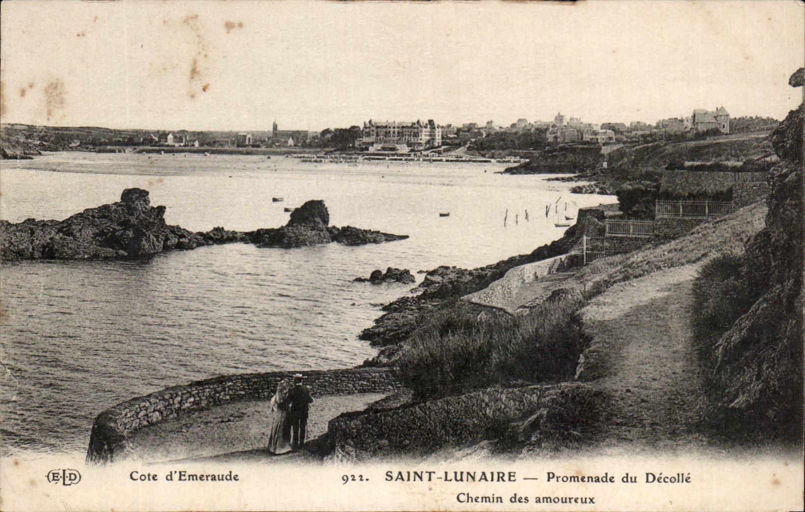 Saint-Lunaire — Promenade du Décollé — Chemin des amoureux — ELD, n° 922