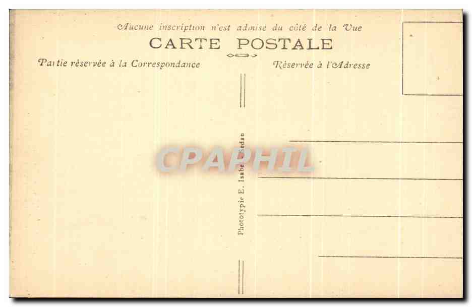 Bazeilles — Chambre des Dernières Cartouches — Horloge frappée d'une balle à 11 h. 30 du matin — Reverso