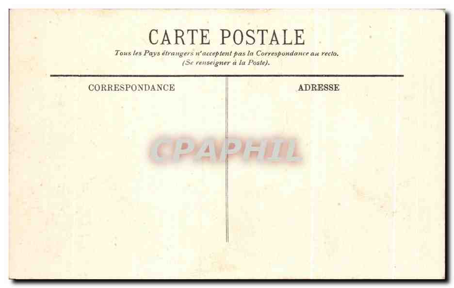 CPA Nancy La Place Stanislas Vers Le Theatre — Verso