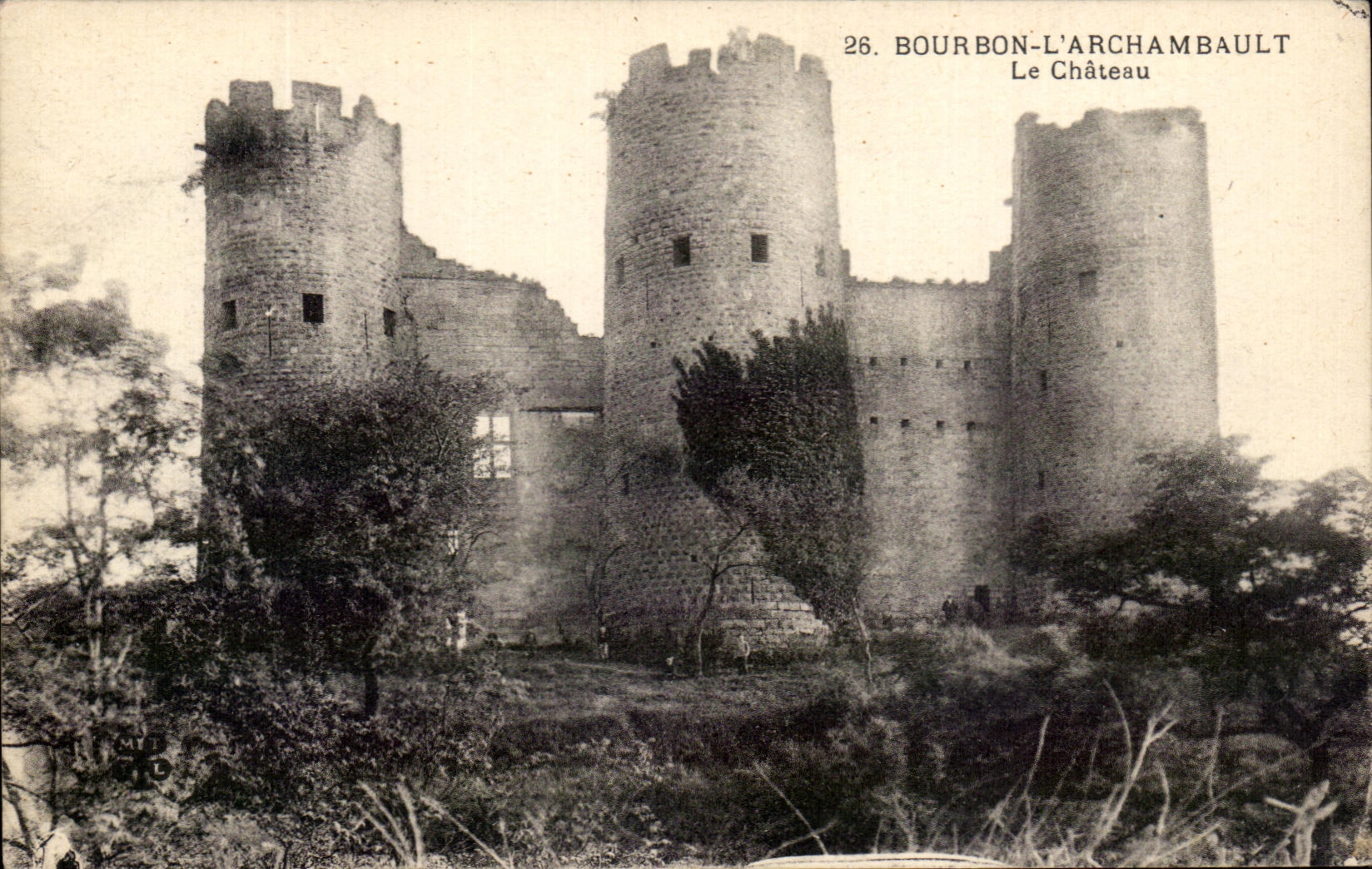 CPA Bourdon L'Archambault Le Chateau