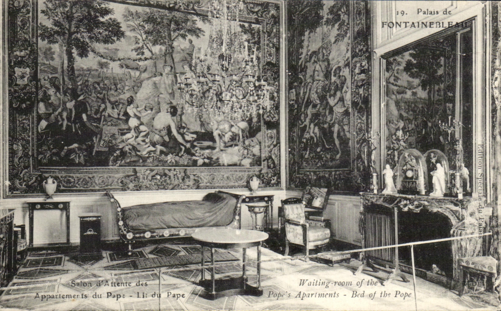 Palacio de Fontainebleau — Salón de Espera de los Apartamentos del Papa — Edición Especial del Lefèvre, n°19