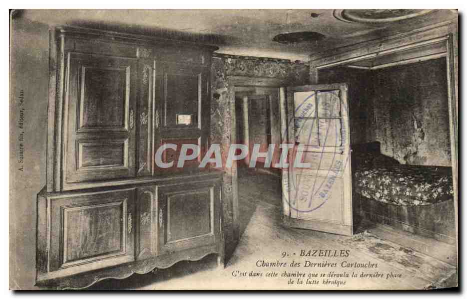 CPA Bazeilles Chambre Des Dernieres cartouches militaria