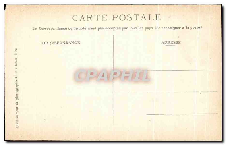CPA Cannes Ile Sainte Marguerite Prison du Masque de Fer — Rückseite