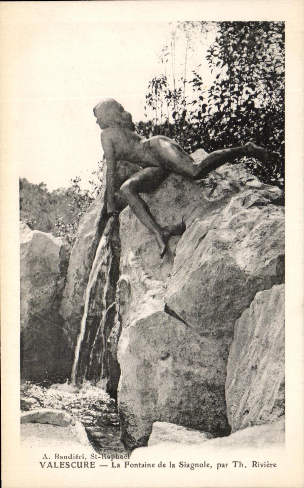 Valescure — La Fontaine de la Siagnole — par Th. Rivière