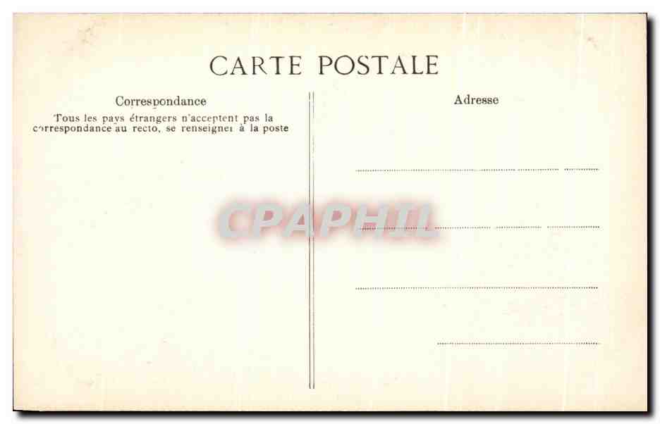 CPA Cote D'Azur Boulouris Bords de mer — Rückseite