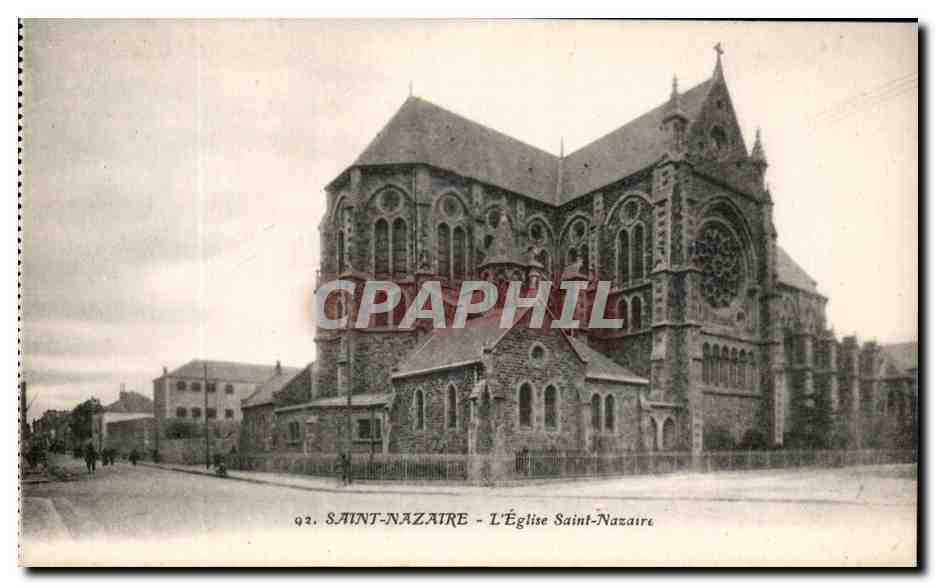 CPA Saint Nazaire L'Eglise Saint Nazaire
