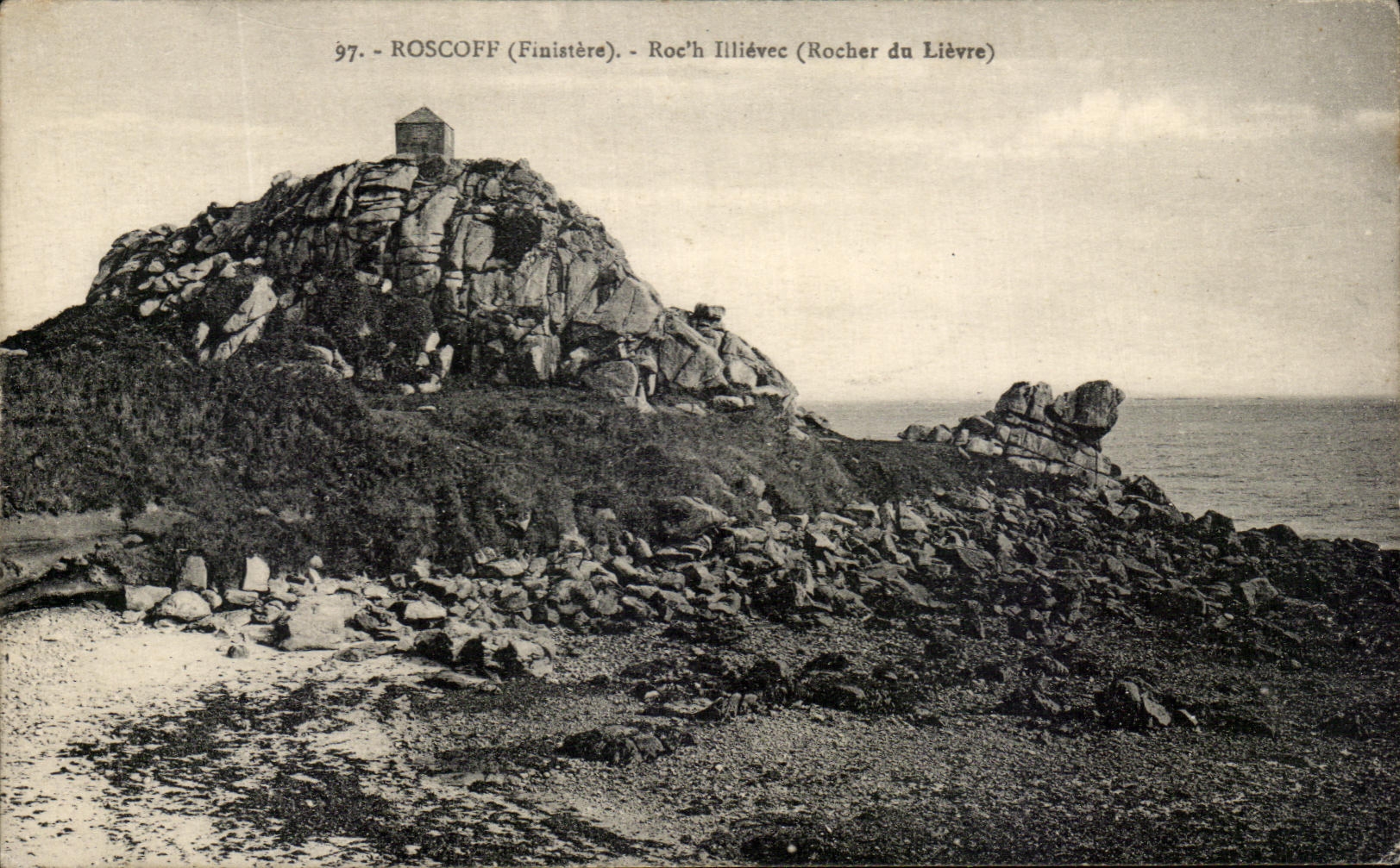 CPA Roscoff Roc'h Illievec Rocher du lievre