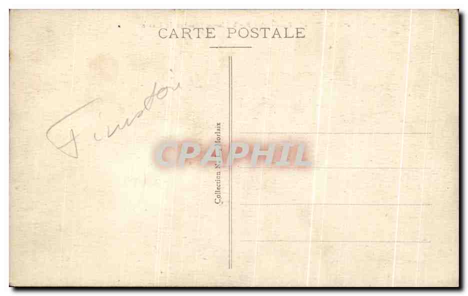 CPA Roscoff Roc'h Illievec Rocher du lievre — Rückseite