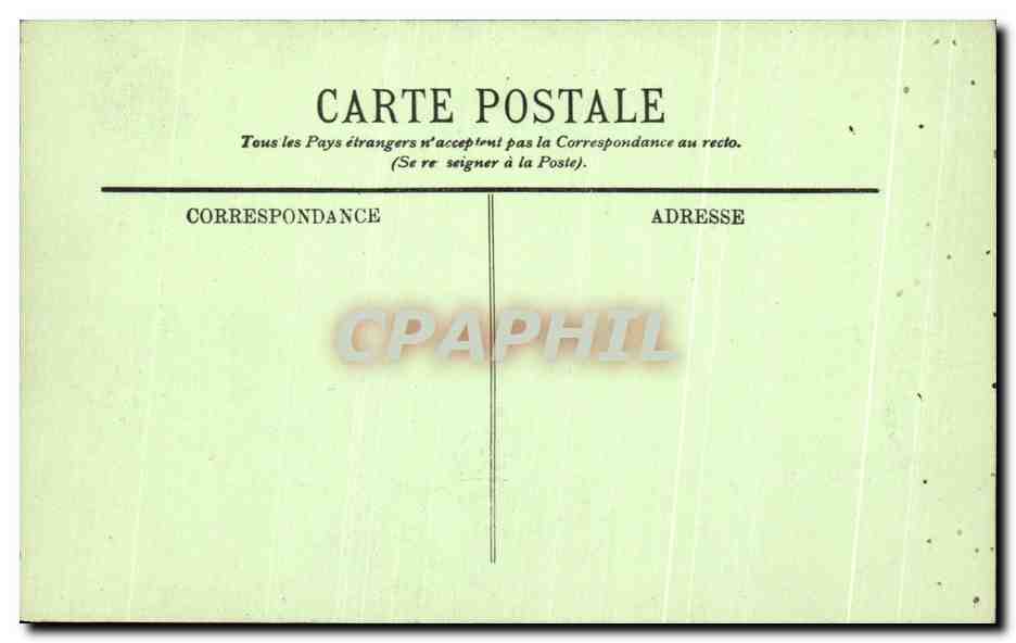 CPA Bourges Ensemble de la Crypte de la Cathedrale — Rückseite