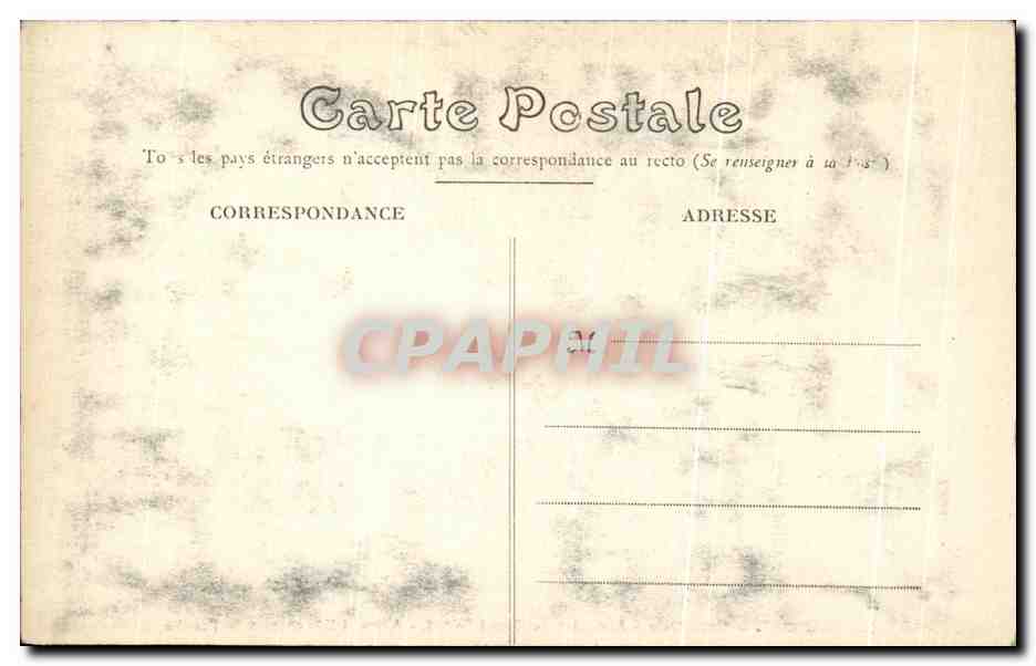CPA Bourges Cathedrale Arcatures du Grand Portail Adam et Eve chasses du Paradis — Rückseite