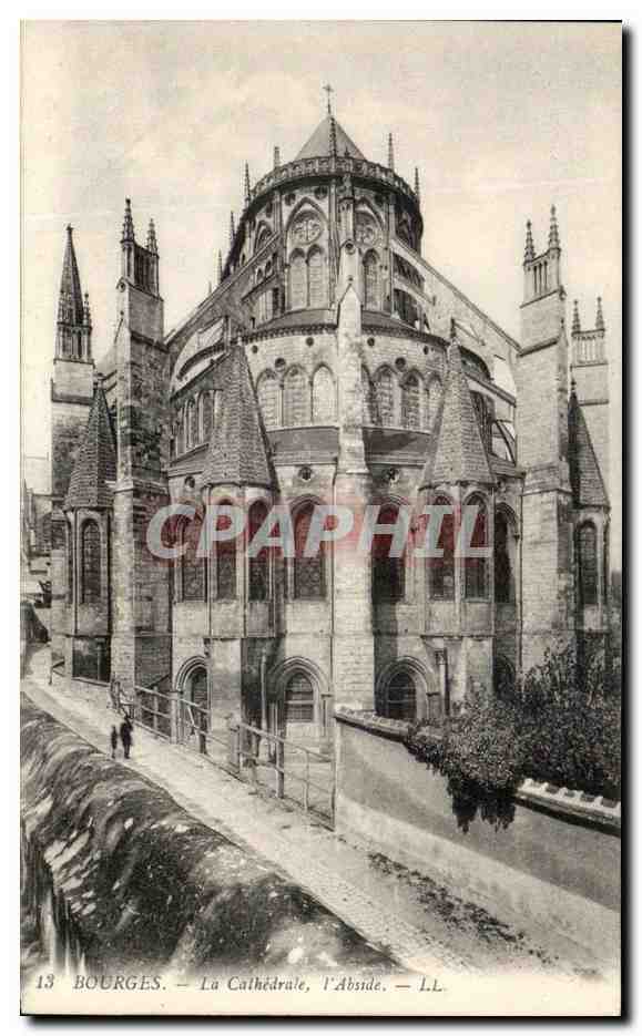 CPA Bourges La Cathedrale I'Abside
